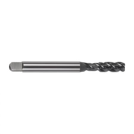 Nitro-Max Spiral Flute Tap, Series 2260N, Metric, UNC, M10x15, Bottoming Chamfer, 3 Flutes, Cobalt, TiCN Coa 226N100A